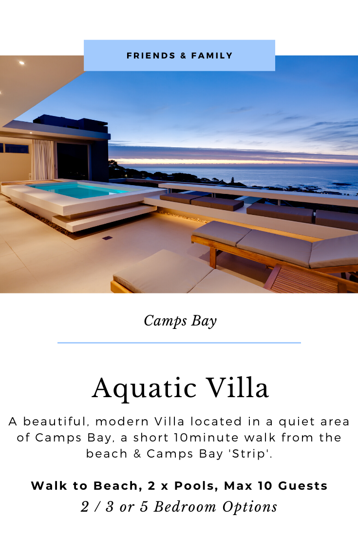 Luxury 5 bedroom Aquatic Villa in Camps Bay, Cape Town