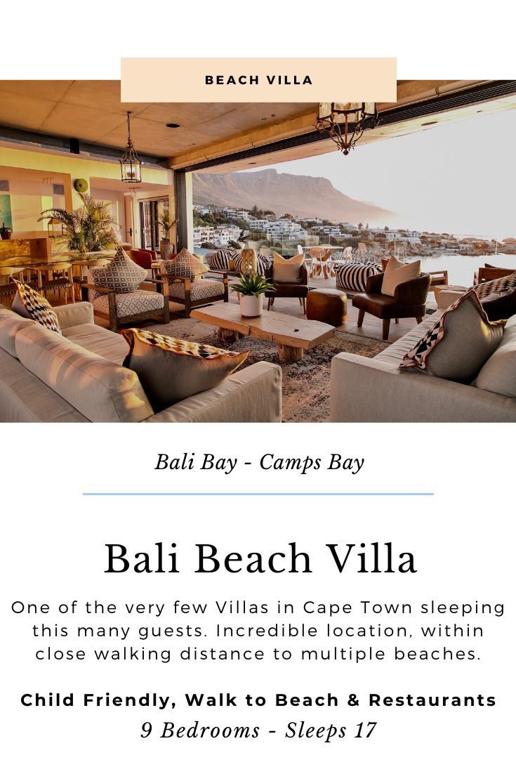 Bali Beach Villa, Camps Bay, South Africa